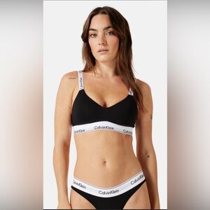 Calvin Klein Black and White Bralette